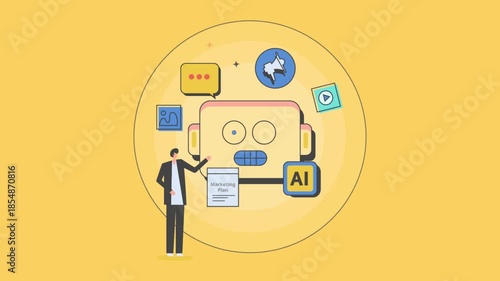 Corporate AI consultation chatbot support business executives, scaling marketing strategies, maximizing organizational performance with automating operational workflow.