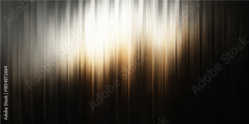 Abstract light vector background illustration featuring a brushed silver metallic texture with shiny steel lines and a blue blur design on a stainless aluminum surface