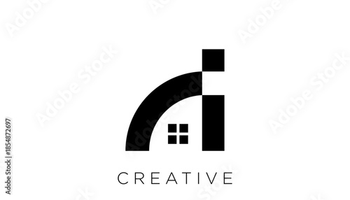 Letter AI home exteriors logo