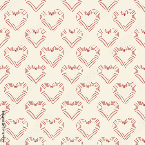 seamless pattern with hearts