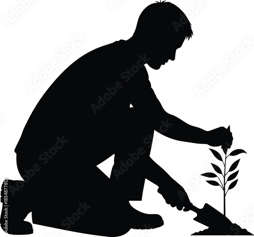 Set of black silhouettes showing human female life cycle stages from toddler girl to adult woman isolated on white background