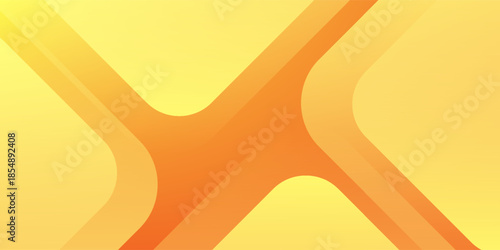 Abstract orange and yellow geometric background. Dynamic shapes composition. Cool background design for posters. Vector illustration