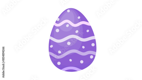 vector illustration of an easter egg