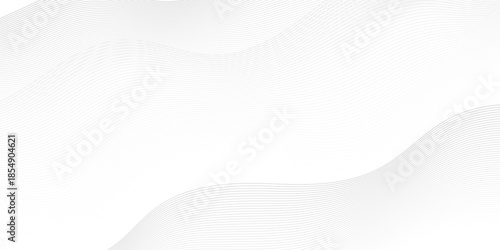 Vector wave digital white and gray gradient blend futuristic technology. flow tech transparent line stripe energy connection web music and sound. beautiful dynamic smooth space texture background.