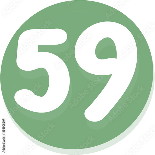 Green number 59