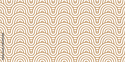Vector minimal overlapping brown and orange color repeating overlap fabric floral ornament fashion. abstract pattern creative textile design. seamless diamond geometric tiles background.