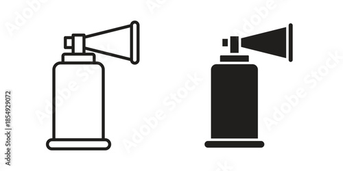 Air horn icons or logo design isolated sign symbol vector illustration - high quality line style vector