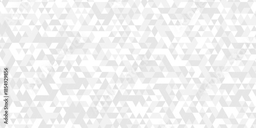 Abstract low polygon paper design. white and gray pattern square background. Geometric print composed of triangles. white triangle tiles pattern mosaic wallpaper background.