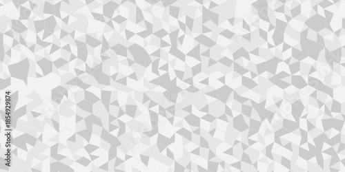 Abstract low polygon paper design. white and gray pattern square background. Geometric print composed of triangles. white triangle tiles pattern mosaic wallpaper background.