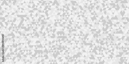 Abstract low polygon paper design. white and gray pattern square background. Geometric print composed of triangles. white triangle tiles pattern mosaic wallpaper background.
