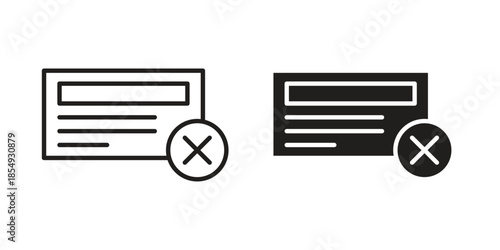 Bounced check icons or logo design isolated sign symbol vector illustration - high quality line style vector