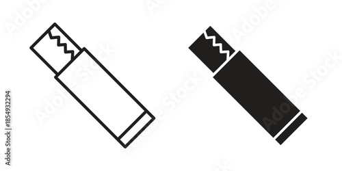 Chew gum icons or logo design isolated sign symbol vector illustration - high quality line style vector