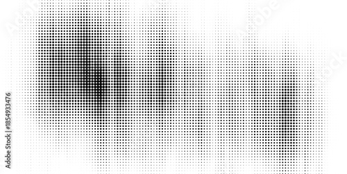A captivating abstract halftone pattern reveals a soft, centralized focal point of converging dots.