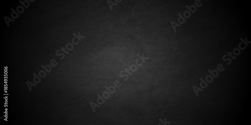 Dark black old wall paper grunge background. black blackboard and chalkboard texture. Dark black concrete wall texture element vintage grunge charcoal paint rough, distress backdrop background.