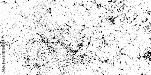 A classic black and white distressed texture displaying random speckles and fine scratches for an aged look.