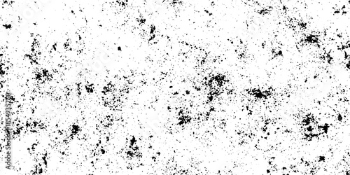 Capturing a raw and unrefined distressed texture, this black and white grunge overlay adds character.