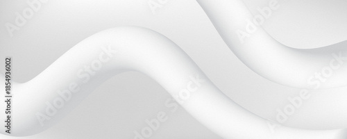 abstract white background with 3d waves
