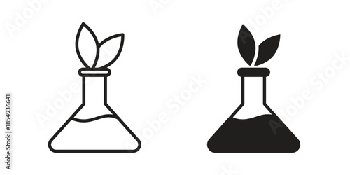 GMO icons or logo design isolated sign symbol vector illustration - high quality line style vector