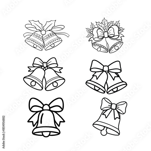 set of christmas bells
