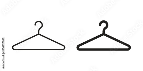 Hanger icons or logo design isolated sign symbol vector illustration - high quality line style vector