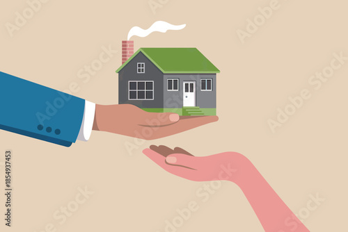 Handing over a house