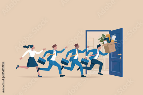 Employees leaving office