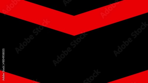 Dynamic red and black chevron arrow transition animation background for video editing projects