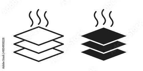 Insulation icons or logo design isolated sign symbol vector illustration - high quality line style vector