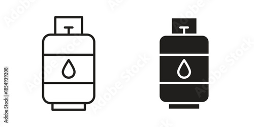 LPG icons or logo design isolated sign symbol vector illustration - high quality line style vector