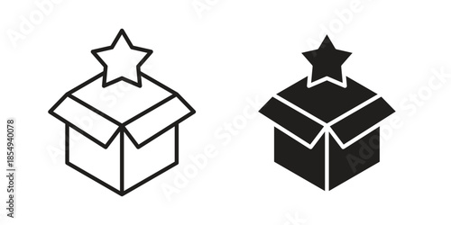 New product icons or logo design isolated sign symbol vector illustration - high quality line style vector