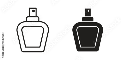 Perfume icons or logo design isolated sign symbol vector illustration - high quality line style vector