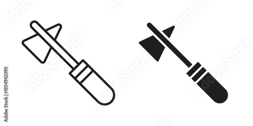 reflex hammer icons or logo design isolated sign symbol vector illustration - high quality line style vector