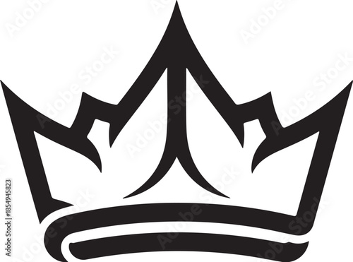 Royal Crown Silhouette Vector Set