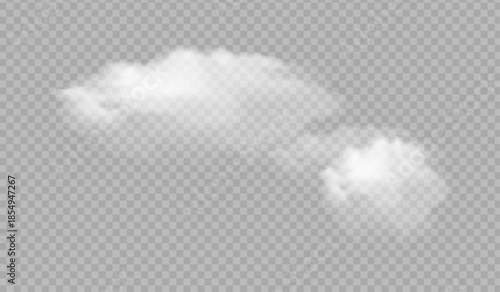 Realistic Ground Fog Overlay with Soft Diffusion PNG overlay