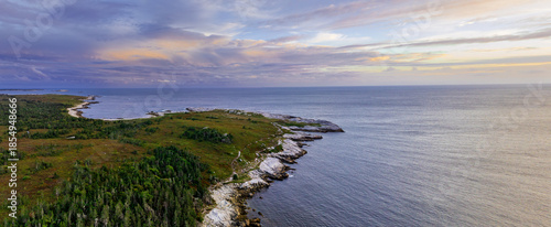 The rugged coastline of Nova Scotia, Canada.