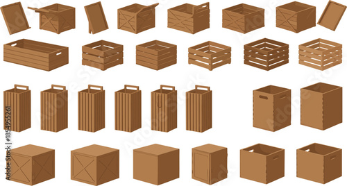 Ancient parchment scroll and manuscript vector set with rolled papers, old books, wax seals, and medieval writing elements for history and fantasy design