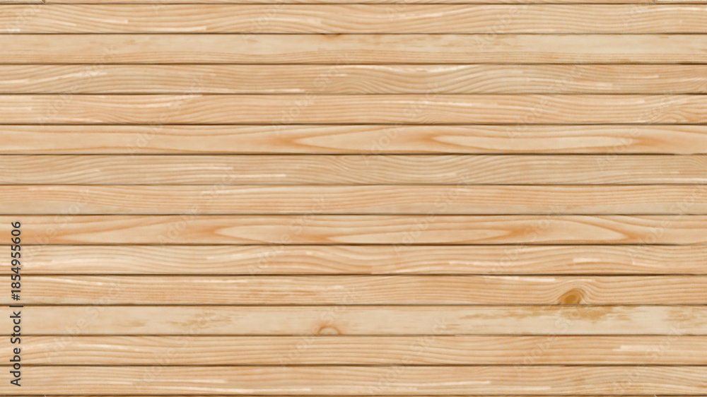 Fototapeta premium Light wooden plank wall texture background 3D render