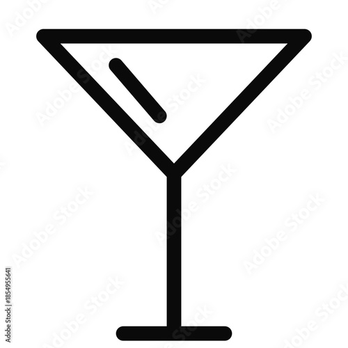 Cocktail glass
