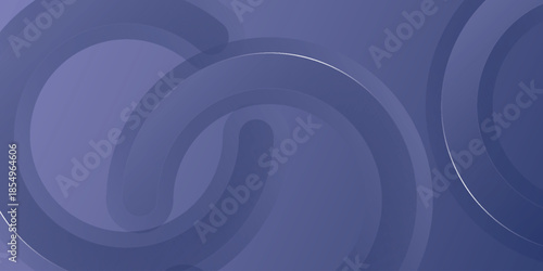 Abstract dark purple background with elegant geometric circle graphic design. Background concept with futuristic round elements. Illustration Vector Eps. 3