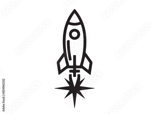 Modern Astro park icon white background.