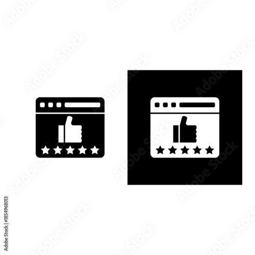 Like icon black and white filled.