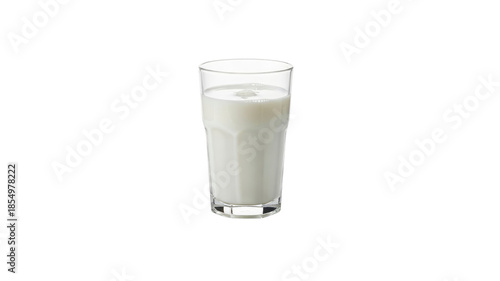 Glass of milk on Transparent Background