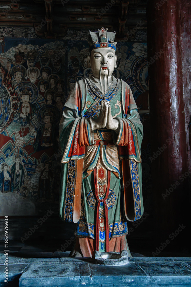 Obraz premium High-definition Images of Huayan Temple in Datong Ancient City, Datong, Shanxi Province, China 