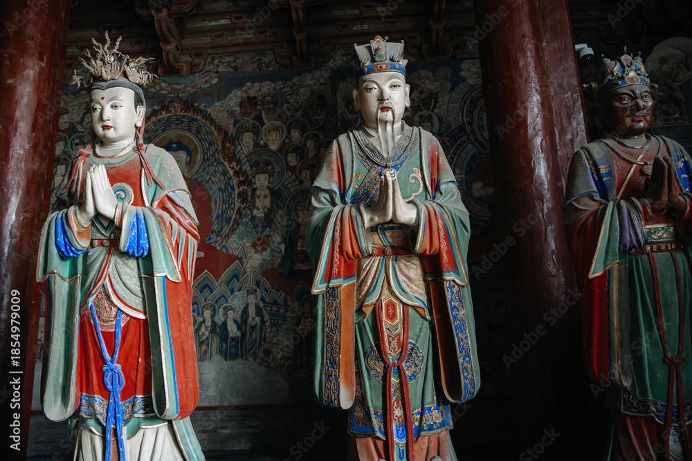 Obraz premium High-definition Images of Huayan Temple in Datong Ancient City, Datong, Shanxi Province, China 
