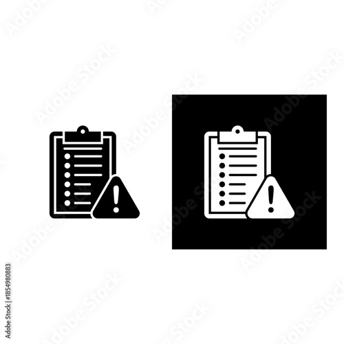 Important icon black and white filled.