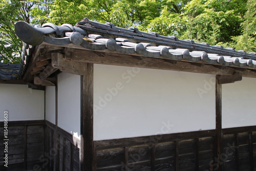 samurai's residence (aizu bukeyashiki) in aizuwakamatsu in japan 