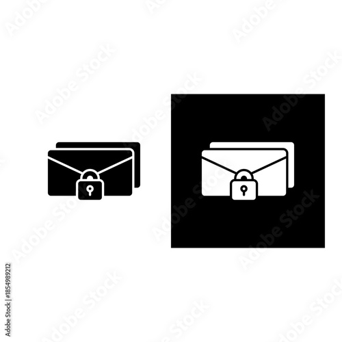 Trade Secrets icon black and white filled.