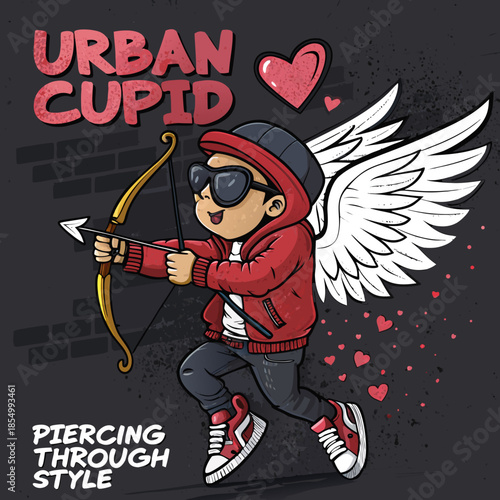 Rock star cartoon with guitar and Halloween witch in fun spooky style