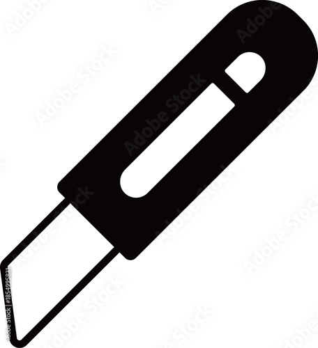 カッターのアイコン　モノトーン