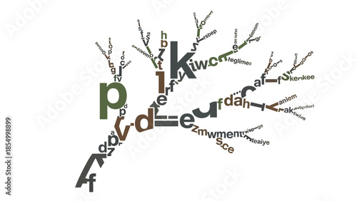 Artistic Word Cloud Tree A Unique Visual Representation of Words and Concepts